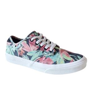 Vans Camden Tropical Palm Floral Sneakers Casual Skater Streetwear Y2K 90s